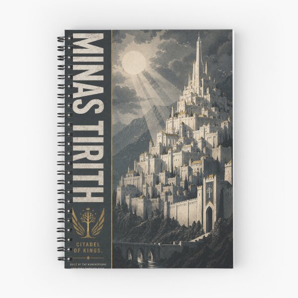 Item preview, MINAS TIRITH – Citadel of Kings | Lord of the Rings Inspired Fantasy Poster designed and sold by Finbadd.