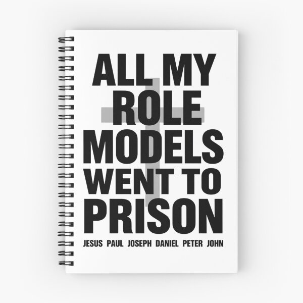 Item preview, All My Role Models Went to Prison Christian designed and sold by Positive&FunnyThings.