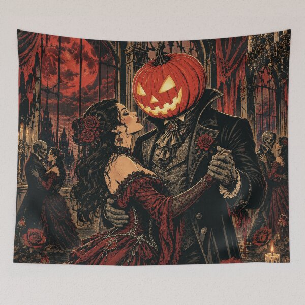 Item preview, Headless Horseman Final Dance - Horror Retro Pop Art designed and sold by TheHorsemanRidesAgain.