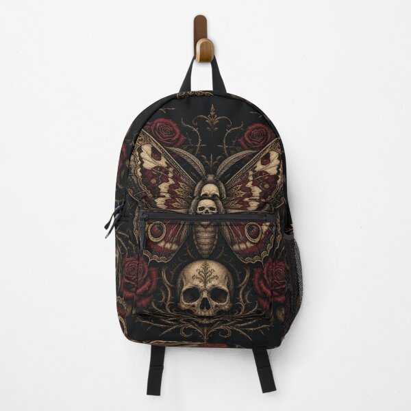 Item preview, Gothic Death Moth and Roses designed and sold by PixelToPress.