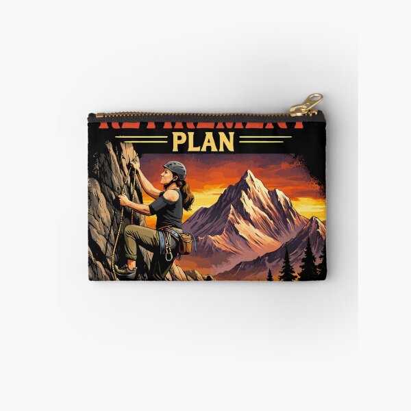 Item preview, Yes I Have A Retirement Plan I Plan To Go Climbing - Rock Climber Retro Art designed and sold by BendyBeasts.