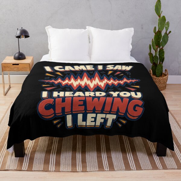 Item preview, I Came I Saw I Heard You Chewing I Left Bold Soundwave Art Sarcastic Office Humor Gift for Coworkers designed and sold by Nightarel.