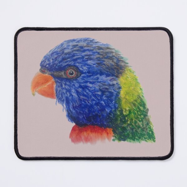 Item preview, Rainbow Lorikeet: Oil Pastels designed and sold by Charlotte's Shop of Bird Stuff.