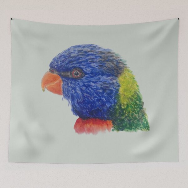 Item preview, Rainbow Lorikeet: Oil Pastels designed and sold by charlotteroro.