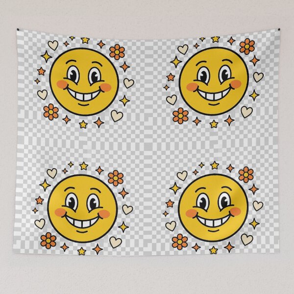 Item preview, Original Happy Smiley Face | Retro Cute Aesthetic T-Shirt designed and sold by slynamite.