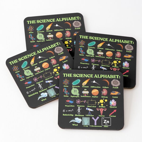 Item preview, The Science Alphabet, cool science, stem designed and sold by NoetherSym.