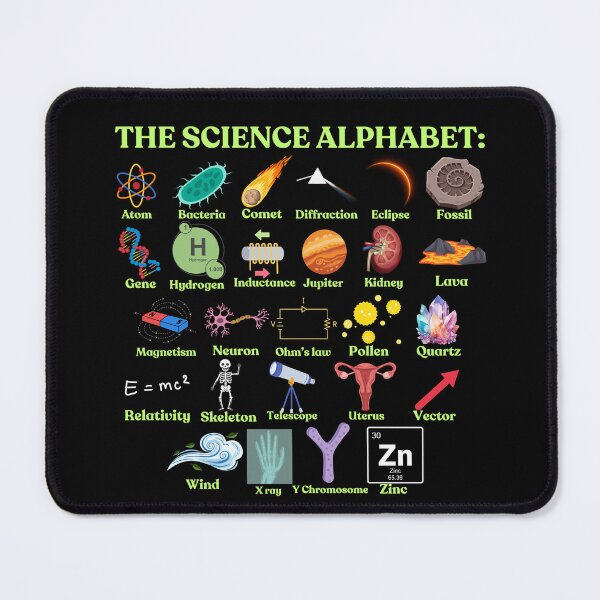 Item preview, The Science Alphabet, cool science, stem designed and sold by NoetherSym.