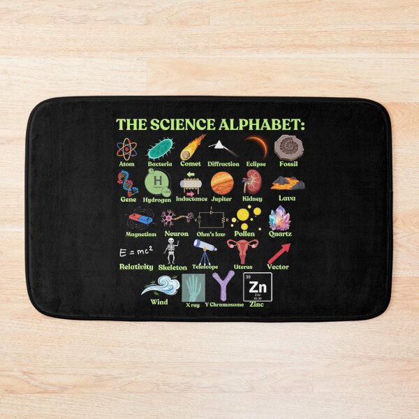 Item preview, The Science Alphabet, cool science, stem designed and sold by NoetherSym.