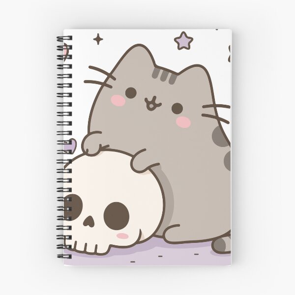 Item preview, cat play with skull designed and sold by daenarys123.
