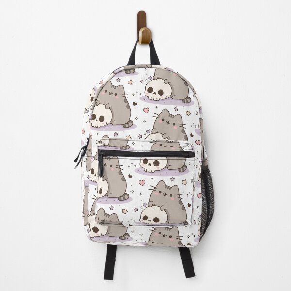 Item preview, cat play with skull designed and sold by daenarys123.