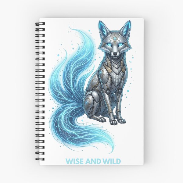 Item preview, Wise and Wild — Cyber Fox Kitsune Art designed and sold by CalmFrameArt.
