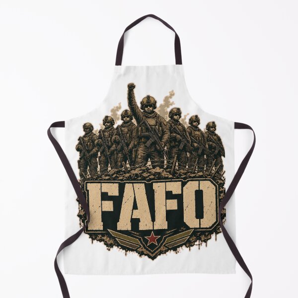 Item preview, FAFO Hold the Line – Military Tactical Battlefield Design designed and sold by HenryJames, LLC.