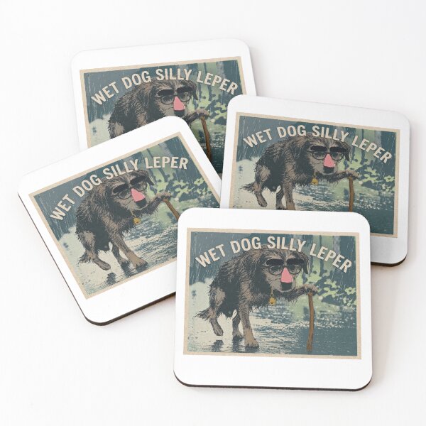 Item preview, Wet Dog Silly Leper designed and sold by Probably Fine Design.