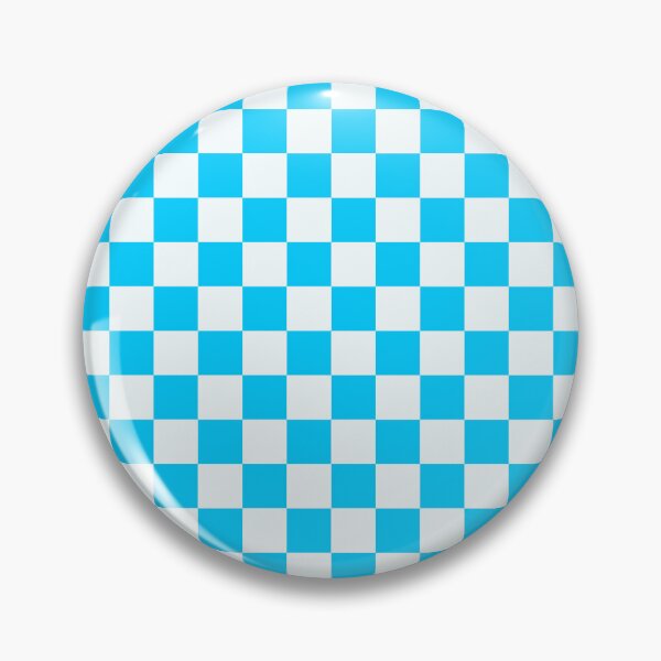 Item preview, Sky Blue and White Chequered Pattern designed and sold by Jeallan Designs.