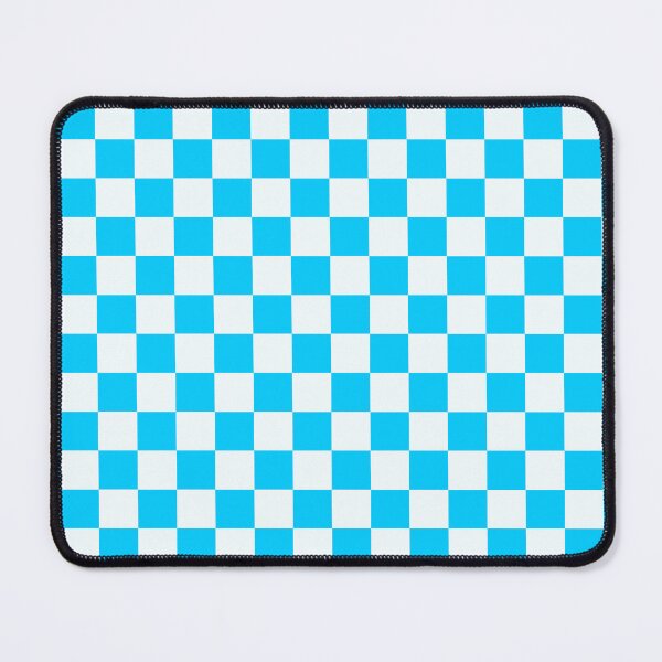 Item preview, Sky Blue and White Chequered Pattern designed and sold by Jeallan Designs.