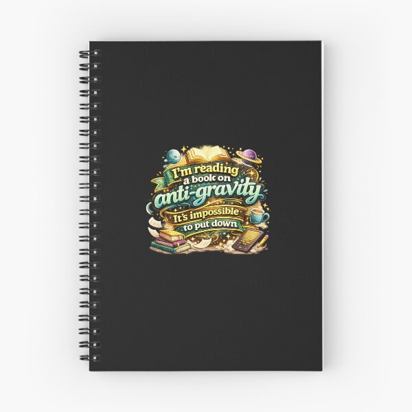 Item preview, Funny Anti-Gravity Book Reader Pun Shirt ? designed and sold by LIMAO-BRAZIL.