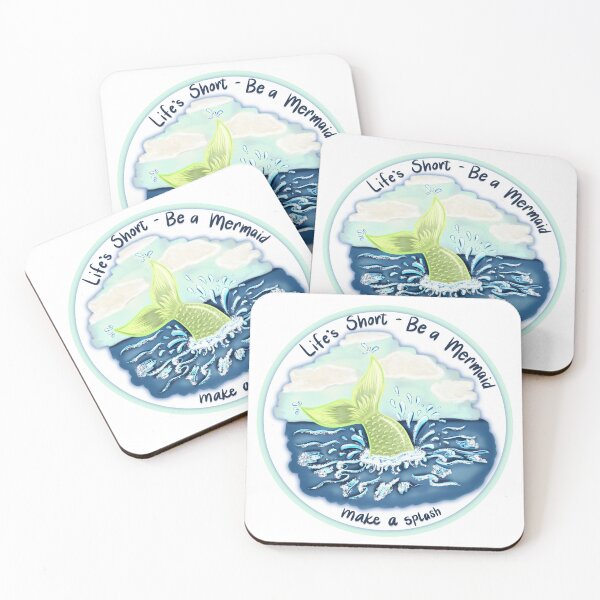 Item preview, La vida es corta: ¡conviértete en una sirena! designed and sold by Etkennedy.