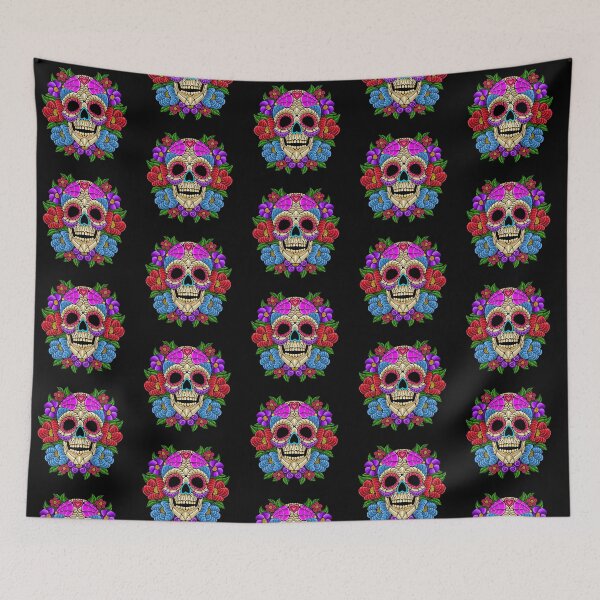 Item preview, Floral Sugar Skull designed and sold by MMjs826.