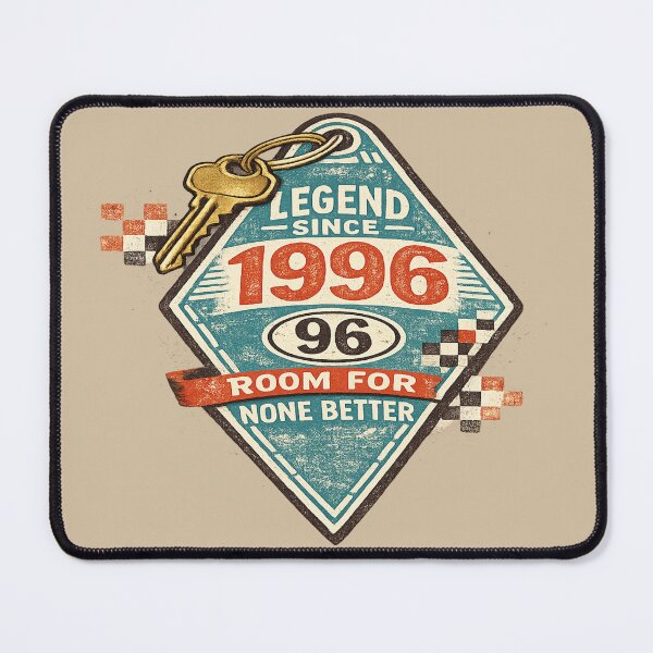 Item preview, Legend Since 1996 Motel Key Birthday Gift for Men and Women designed and sold by POD DYNASTY | Original Print On Demand T-Shirt Graphics.