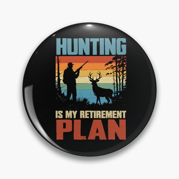 Item preview, Hunting Is My Retirement Plan - Retro Hunter Sunset Art designed and sold by BendyBeasts.