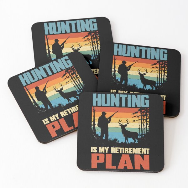 Item preview, Hunting Is My Retirement Plan - Retro Hunter Sunset Art designed and sold by BendyBeasts.