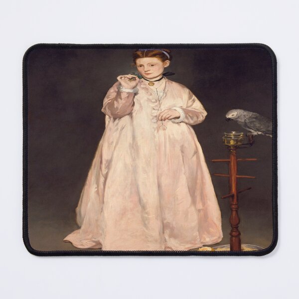 Item preview, Lady with a Parrot-Édouard Manet designed and sold by LumiereSasha.