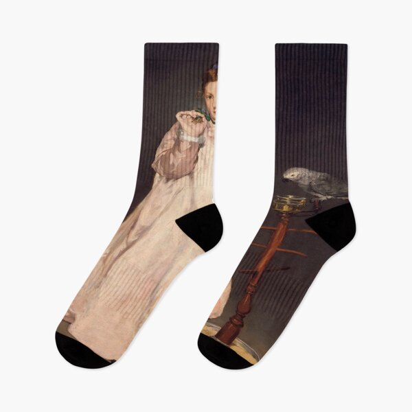 Item preview,  Lady with a Parrot-Édouard Manet designed and sold by LumiereSasha.