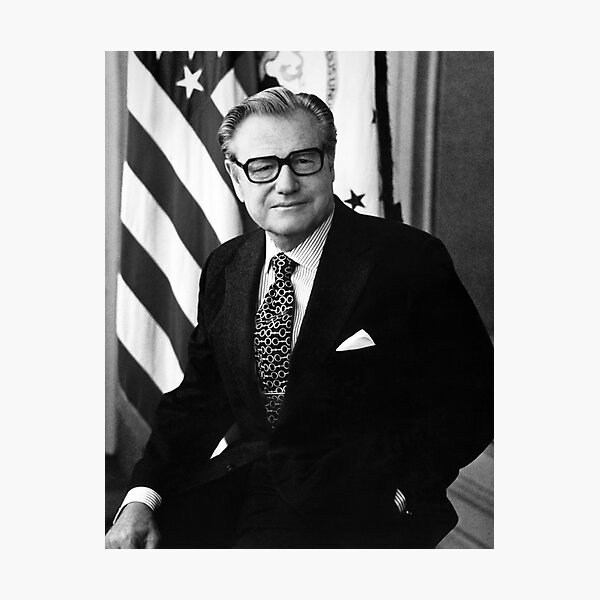Item preview, Nelson Rockefeller Portrait - 1975 designed and sold by warishellstore.