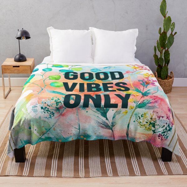 Item preview, Good Vibes Only - Botanical Collage Typography designed and sold by Simplybe1.