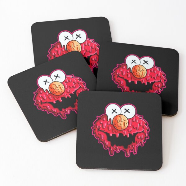 Item preview, Trippy Drip Red Elmo Monster Melting Cartoon Aesthetic designed and sold by Krasnovaovaova.
