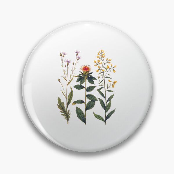 Item preview, Vintage Botanical Wildflower Bouquet for Nature Lovers designed and sold by AntiqueImages.