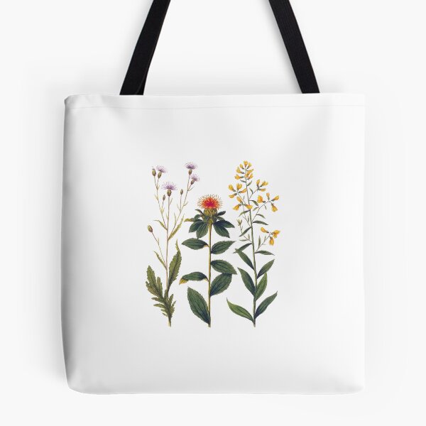 Item preview, Vintage Botanical Wildflower Bouquet for Nature Lovers designed and sold by AntiqueImages.