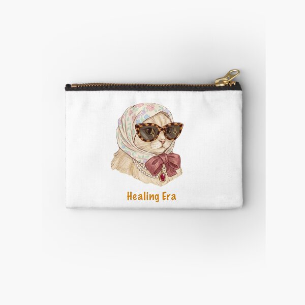 Item preview, Healing Era Cat | Funny Self Care Kitty with Margarita | Fluffy Cat Aesthetic designed and sold by SoftPawsAtelier.
