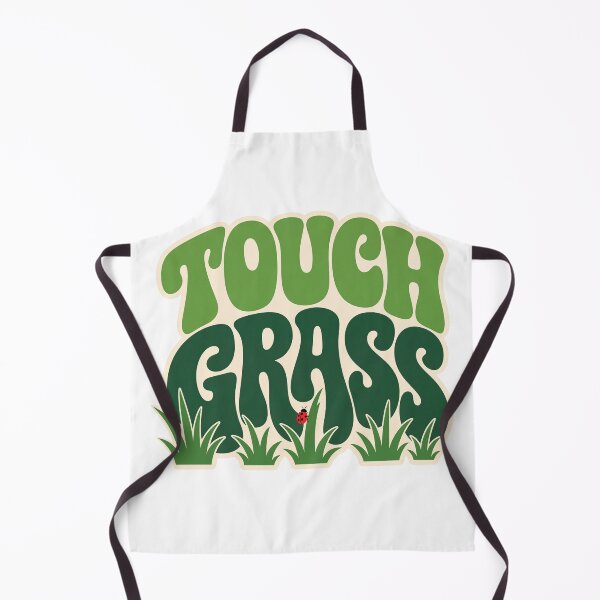 Item preview, Touch Grass Funny Meme Typography designed and sold by Fakhim95.