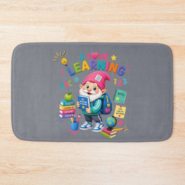 Item preview, Cute School Gnome with Backpack | I Love Learning | Back to School Shirt designed and sold by Aimetoi.