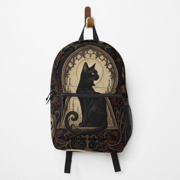 Item preview, Black Cat Gothic Keyhole designed and sold by PixelToPress.