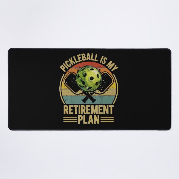 Item preview, Pickleball Is My Retirement Plan - Retro Vintage Paddles Art designed and sold by BendyBeasts.