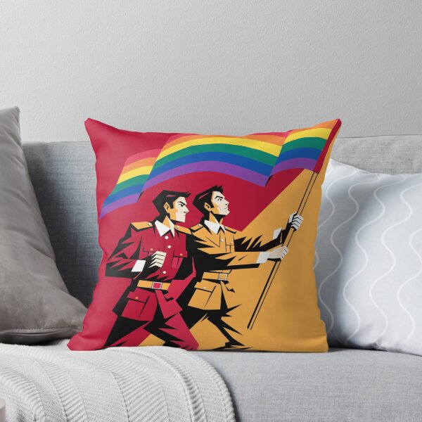 Item preview, Pride Flag Bearers – Bold Retro Propaganda LGBTQ Art designed and sold by gayishdesign.