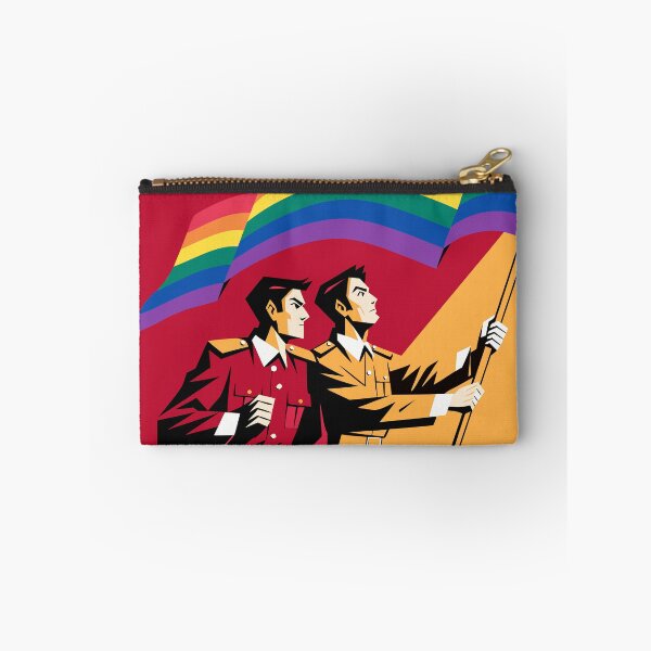 Item preview, Pride Flag Bearers – Bold Retro Propaganda LGBTQ Art designed and sold by gayishdesign.