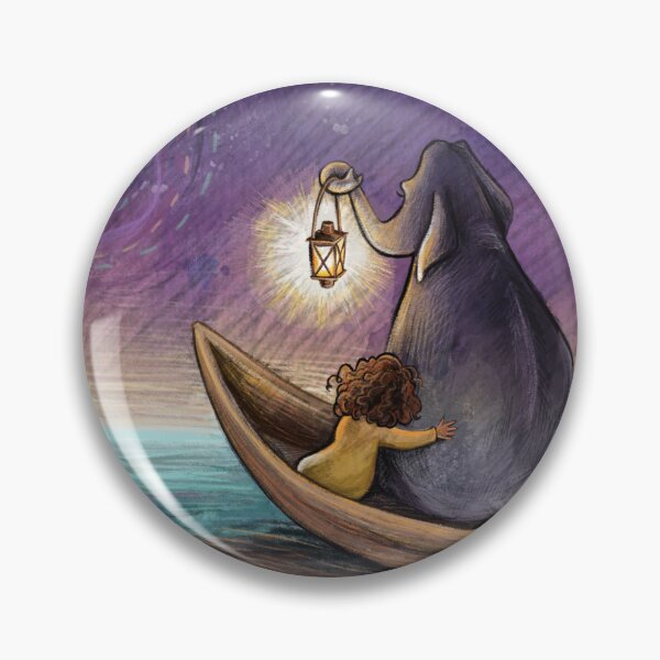 Item preview, Whimsical and magical boat ride   designed and sold by pacepaintings.