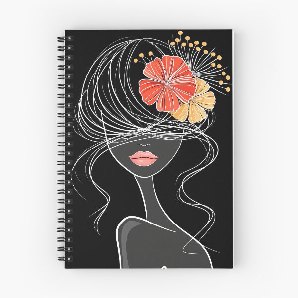 Item preview, fashion face girl hair flowers art designed and sold by TanyaLovus.