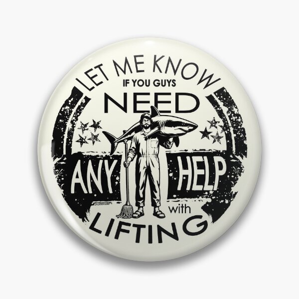 Item preview, Anatoly- let me know if you need any help with lifting - zechjohns internet meme - mop deadlift and shark-  black designed and sold by ZechJohnRB.