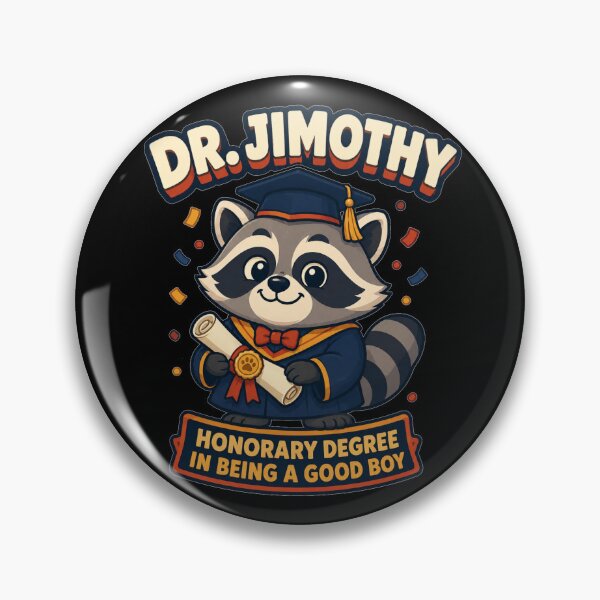 Item preview, Dr Jimothy Graduation Cartoon Honorary Degree In Being A Good Boy Gift for Raccoon Lovers designed and sold by Nightarel.