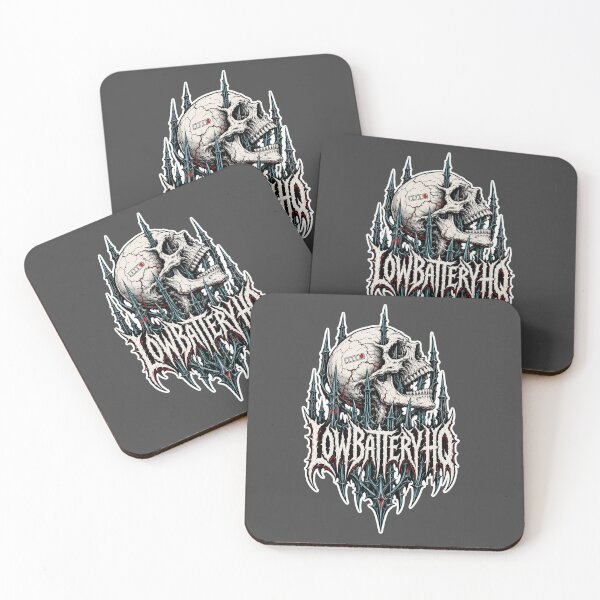 Item preview, Spirebound Skull | LOWBATTERYHQ Dark Streetwear designed and sold by LowBatteryHQ.