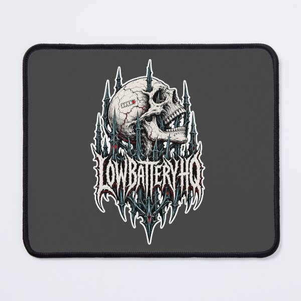 Item preview, Spirebound Skull | LOWBATTERYHQ Dark Streetwear designed and sold by LowBatteryHQ.
