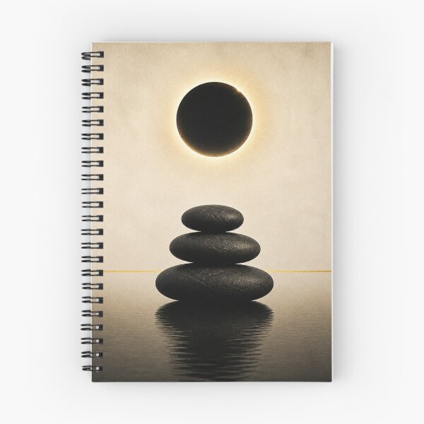 Item preview, Eclipse Over Balanced Stones designed and sold by PixelToPress.