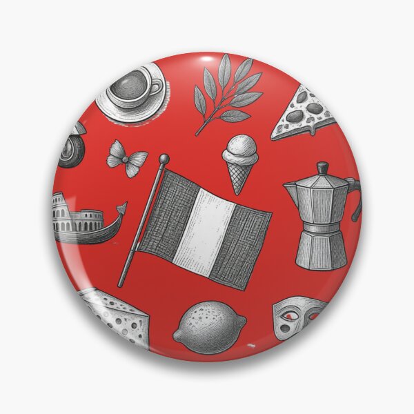 Item preview, A graphic featuring imagery associated with Italy—designed in an Italian style. designed and sold by Knock on my door.