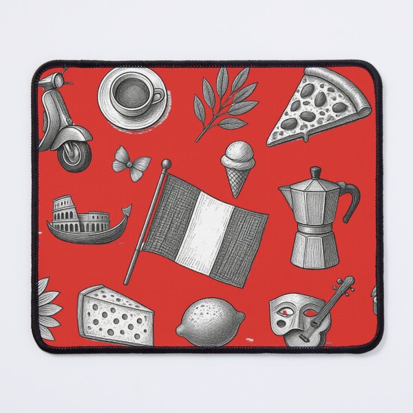 Item preview, A graphic featuring imagery associated with Italy—designed in an Italian style. designed and sold by Knock on my door.