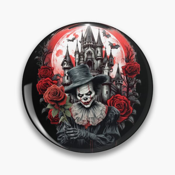 Item preview, Dark Gothic Clown With Haunted Castle designed and sold by Szpaku desart .