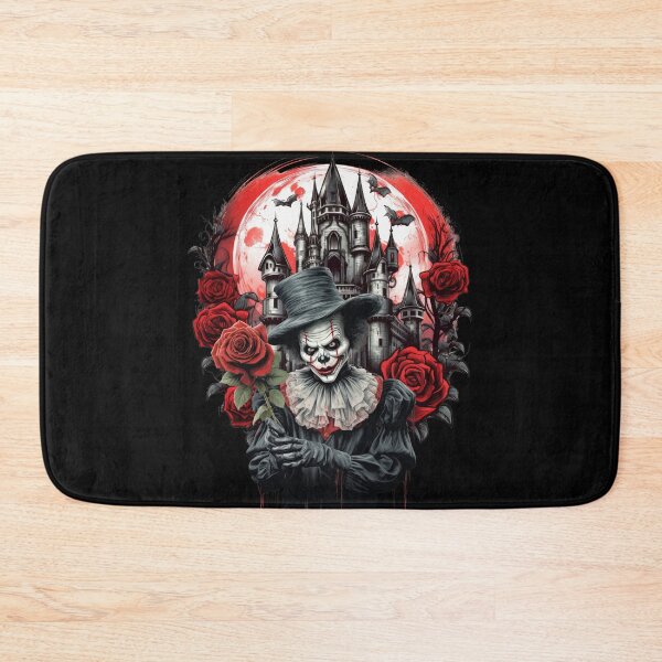 Item preview, Dark Gothic Clown With Haunted Castle designed and sold by Szpaku desart .